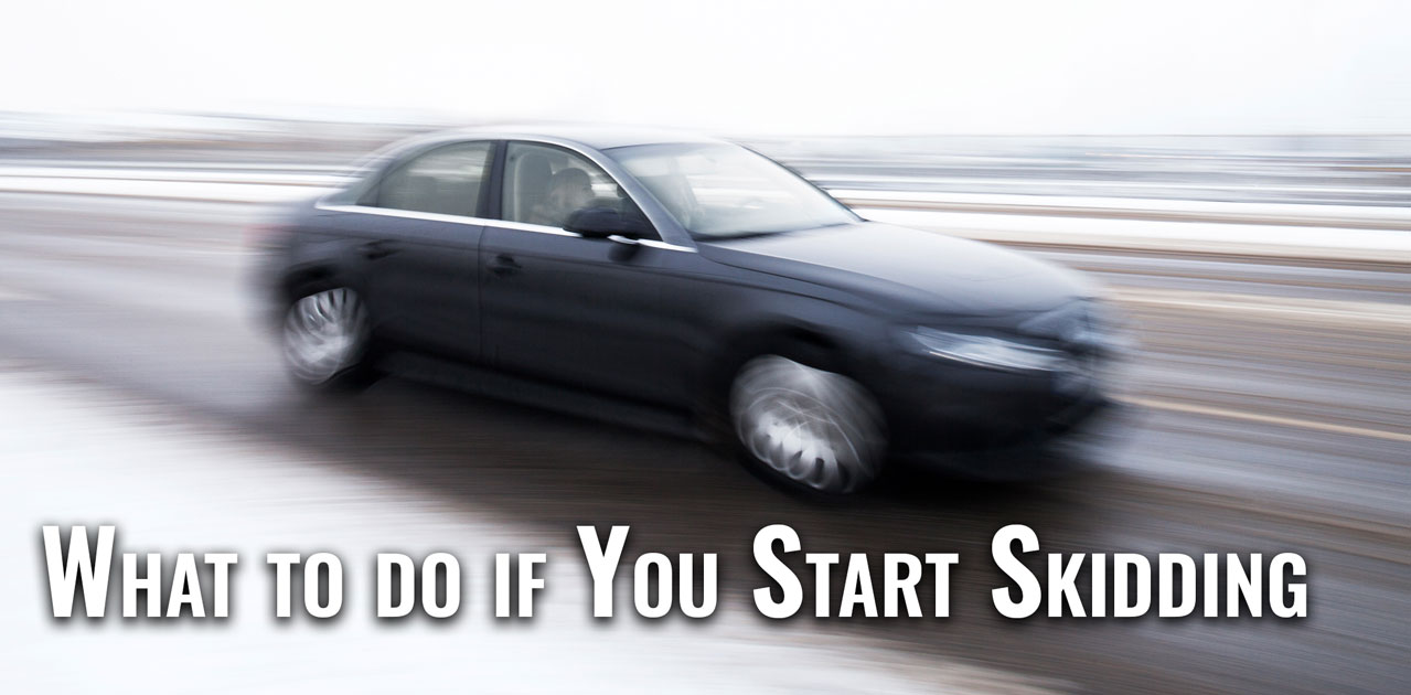 what to do if you start skidding