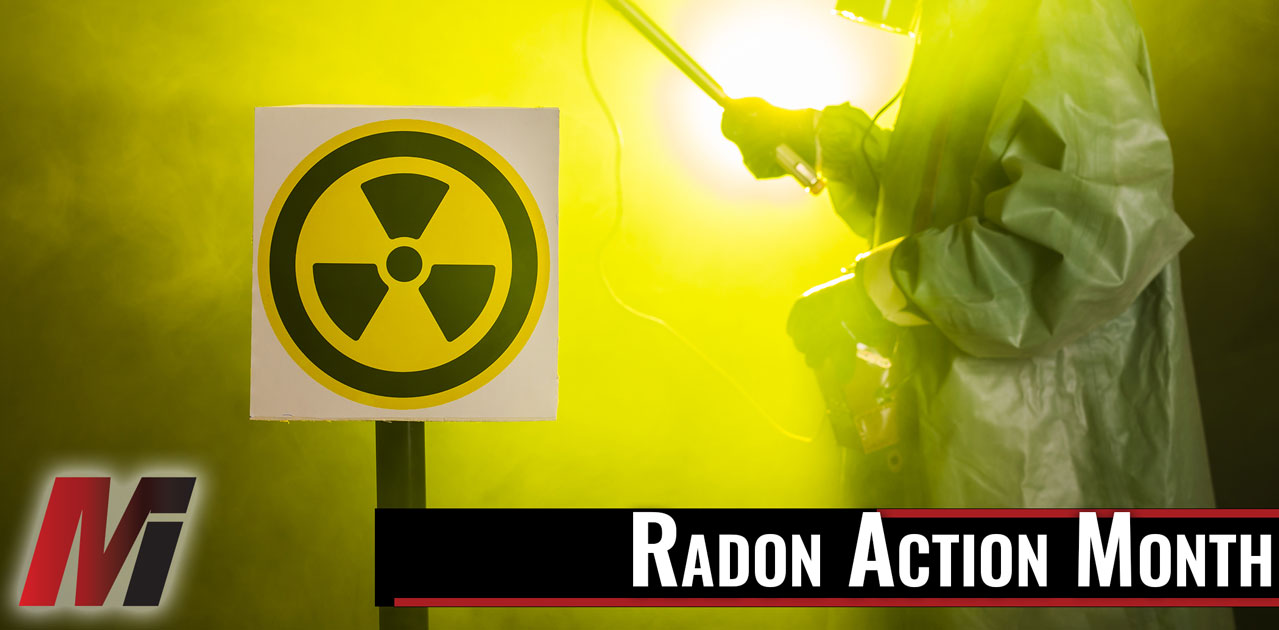 Radon Action Month Concept