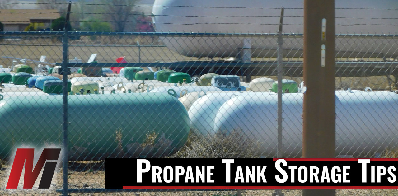propane tank storage