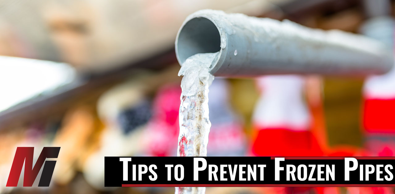 tips to prevent frozen pipes