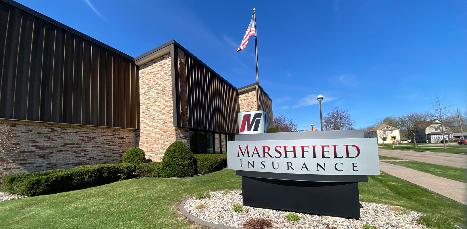 Marshfield Insurance Agency office exterior in Marshfield, Wisconsin